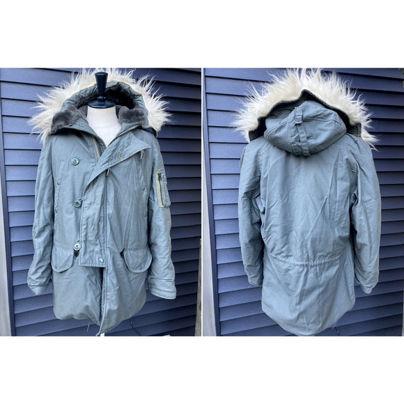 実物 N-3B LANCER CLOTHING co 70s 70s-N-3B-parka-military-